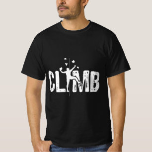 Klim klimmende wandklimmer van Bouldering T-shirt