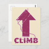 Klim klimtouw briefkaart (Voorkant / Achterkant)