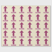 Klim klimtouw cadeaupapier (Vlak)