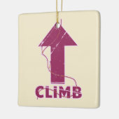 Klim klimtouw keramisch ornament (Links)