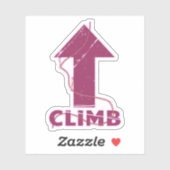 Klim klimtouw sticker (Vel)