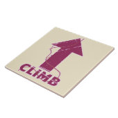 Klim klimtouw tegeltje (Zijkant)