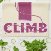 Klim klimtouw theedoek (Gevouwen)