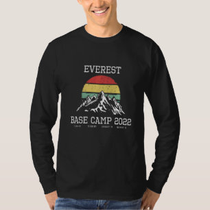 Klim naar Basiskamp Mount Everest Zuid 2022 Wandel T-shirt