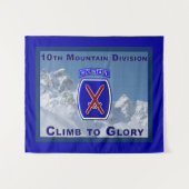 Klim naar Glory 10th Mountain Division Wandkleed (Voorkant (horizontaal))