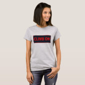 Klim op rotsklimmen t-shirt (Voorkant volledig)