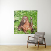 Klim Orangutan Baby Wandkleed (In situ)
