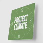 Klimaat beschermen vierkante klok (Hoek)