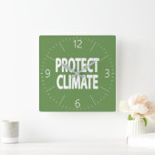 Klimaat beschermen vierkante klok (Huis)
