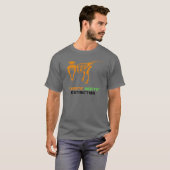 Klimaat habitat uitsterven dinosauriër T-Rex T-shirt (Voorkant volledig)