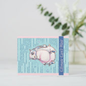 Klimaat kan geen Polar Beer wachten Briefkaart (Staand voorkant)