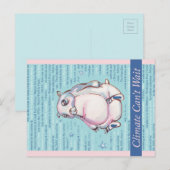 Klimaat kan geen Polar Beer wachten Briefkaart (Voorkant / Achterkant)