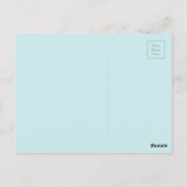 Klimaat kan geen Polar Beer wachten Briefkaart (Achterkant)