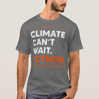 Klimaat kan niet wachten Actnow T-shirt