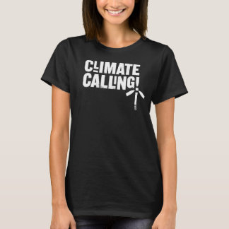 Klimaat Oproep Milieu Recycling Ecologie CLI T-shirt
