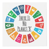 Klimaat. Wereldwijde doelstellingen voor duurzame  Kubus (Rechts)