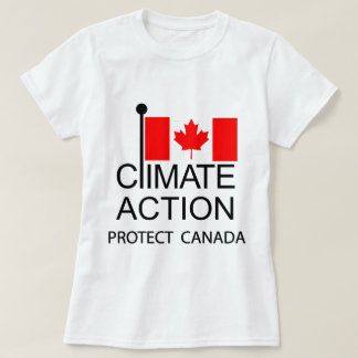 Klimaatactie Bescherm Canada T-shirt