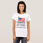 Klimaatactie houd Amerika koel T-shirt (Voorkant volledig)