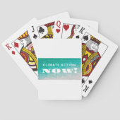 Klimaatactie Nu Milieuactivisme Pokerkaarten (Achterkant)