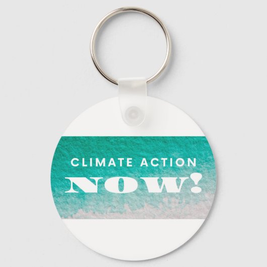 Klimaatactie Nu Milieuactivisme Sleutelhanger (Voorkant)