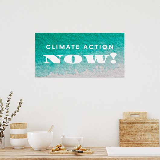 Klimaatactie nu poster (Keuken)
