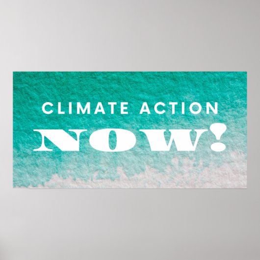 Klimaatactie nu poster (Voorkant)