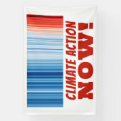 Klimaatactie NU! Spreek voor de aarde Spandoek (Verticaal)