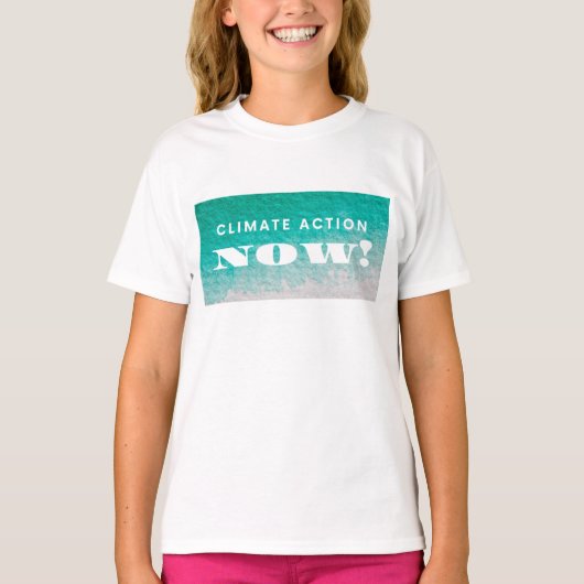 Klimaatactie nu T-Shirt (Voorkant)