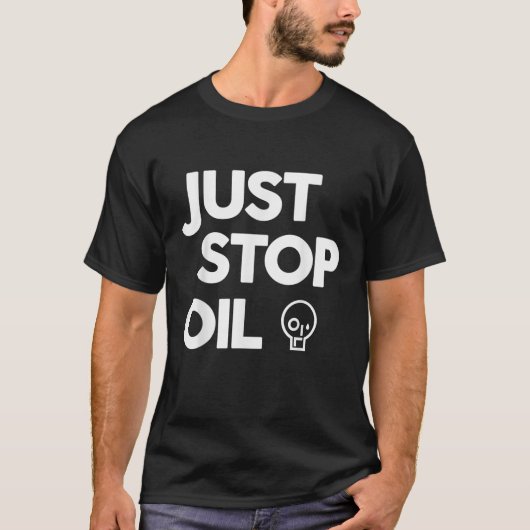 Klimaatactie Stop olie Stop olie T-shirt (Voorkant)