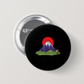 Klimaatberg Fuji Ronde Button 5,7 Cm (Voorkant /achterkant)