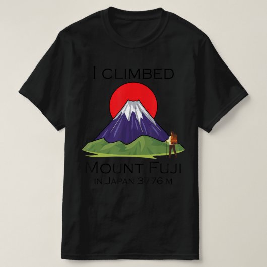 Klimaatberg Fuji T-shirt (Design voorkant)