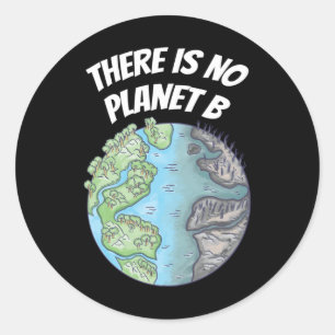 Klimaatbescherming en milieubescherming FFF Ronde Sticker