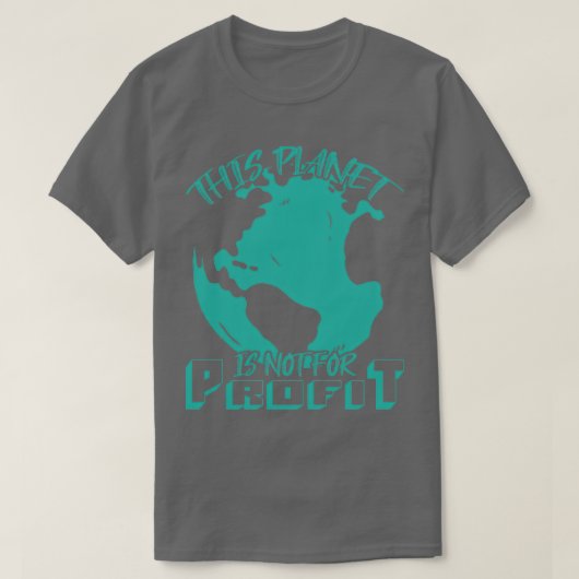 Klimaatbescherming Milieu Gift Natuur Warming T-shirt (Design voorkant)