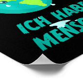 Klimaatbescherming Planeet Aarde Milieubescherming Poster (Hoek)