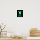 Klimaatbescherming Planeet Aarde Milieubescherming Poster (Keuken)