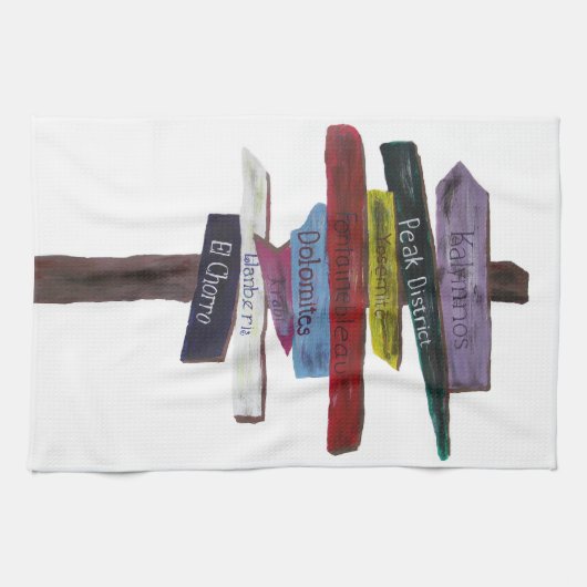 Klimaatbestemmingen theekdoek theedoek (Horizontaal)