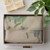 Klimaatblauwe bloemen van Zhang Ruoai Tissuepapier (Geschenk)