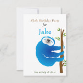 Klimaatblauwe gleuf - uitnodiging (Voorkant)