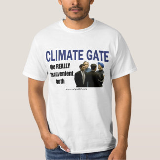 KLIMAATGATE: echt ongemakkelijk T-shirt
