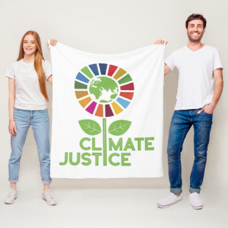 Klimaatjustitie VN Global Goals 2030 SDGs Fleece Deken