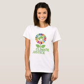 Klimaatjustitie VN Global Goals 2030 SDGs T-shirt (Voorkant volledig)