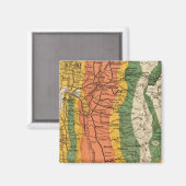 Klimaatkaart van Californië Magneet (Voorkant / Achterkant)