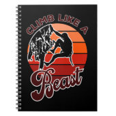 Klimaatklimmen als een beest 541 notitieboek (Voorkant)