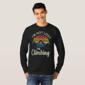 Klimaatklimmer in de bergklimmer van Shirt (Voorkant volledig)
