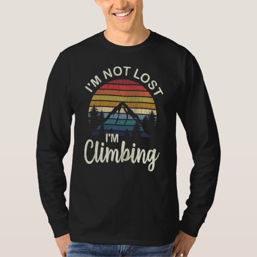Klimaatklimmer in de bergklimmer van Shirt (Voorkant)