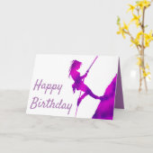 Klimaatmeisje Birthday-kaart Kaart (Gele Bloem)