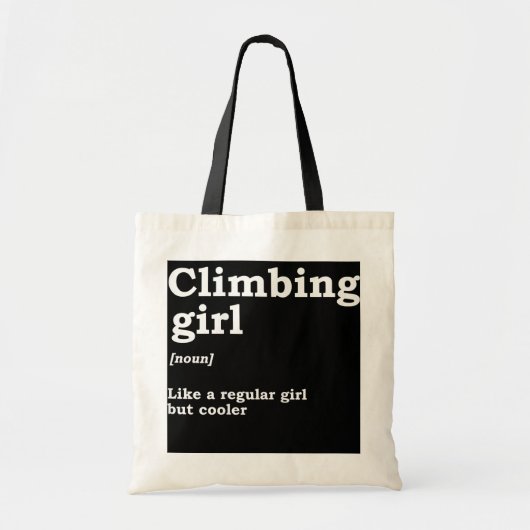 Klimaatmeisjes Definitie van Noun Mountaineer Tote Bag (Voorkant)