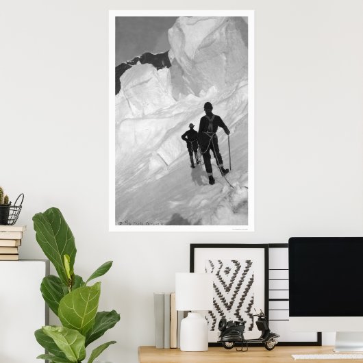 Klimaatmonding McKinley Alaska 1906 Poster (Thuiskantoor)