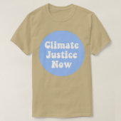 Klimaatrechtvaardigheid nu2 t-shirt (Design voorkant)