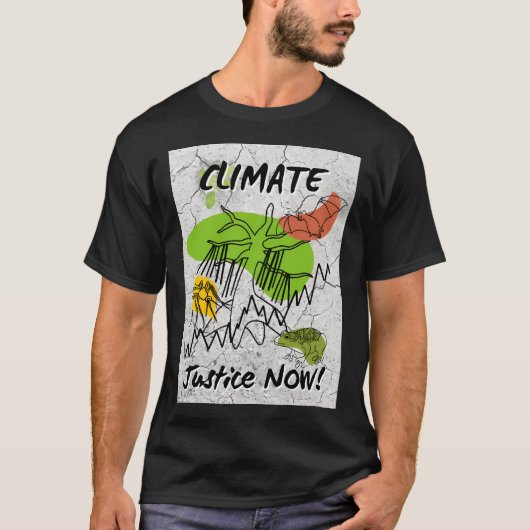 Klimaatrechtvaardigheid nu - ziekteverwekkers vers t-shirt (Voorkant)